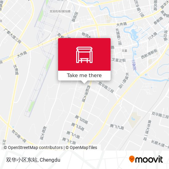 双华小区东站 map
