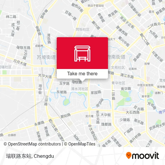 瑞联路东站 map