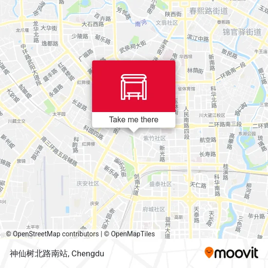 神仙树北路南站 map