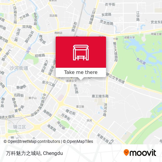 万科魅力之城站 map