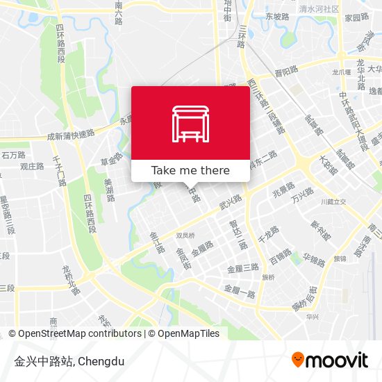 金兴中路站 map