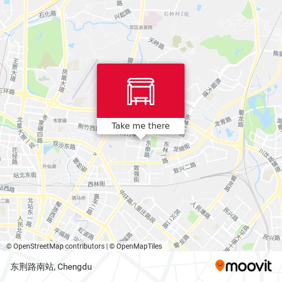 东荆路南站 map