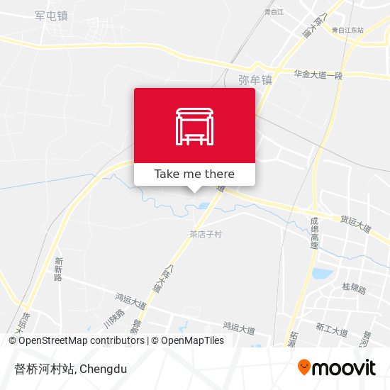 督桥河村站 map