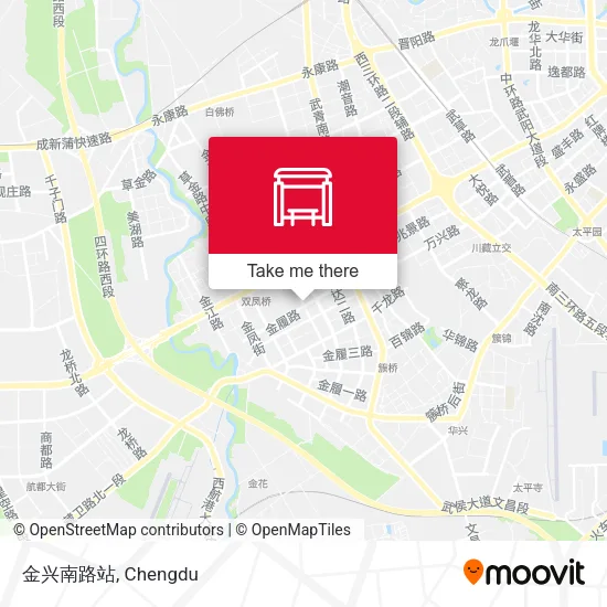 金兴南路站 map