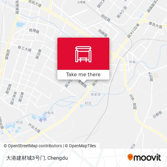 大港建材城3号门 map