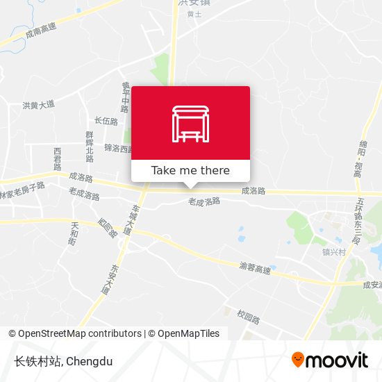 长铁村站 map