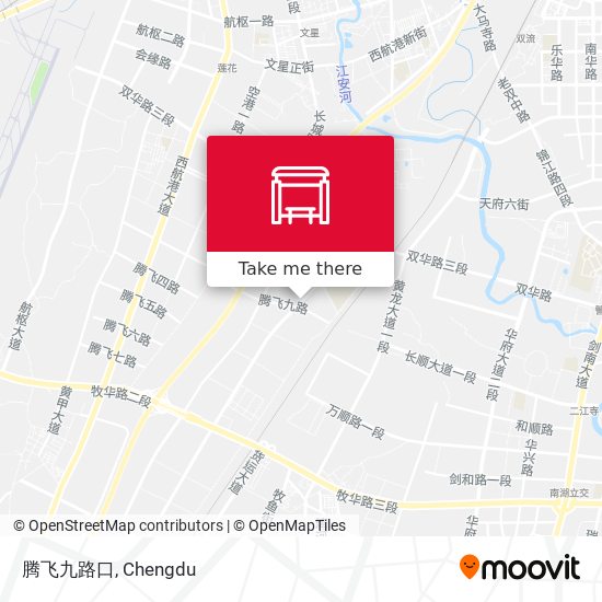 腾飞九路口 map