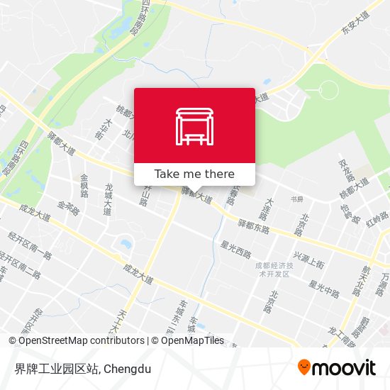 界牌工业园区站 map