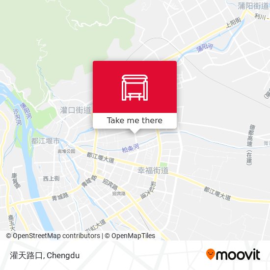 灌天路口 map