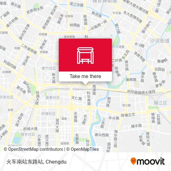 火车南站东路站 map