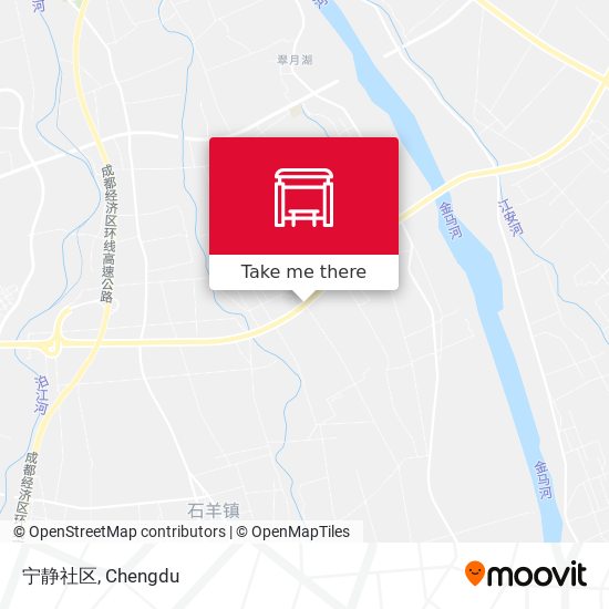 宁静社区 map