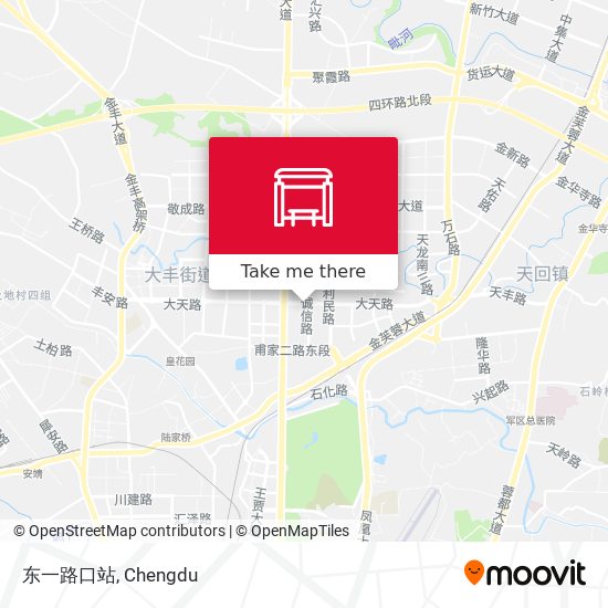 东一路口站 map
