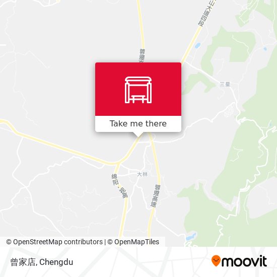 曾家店 map