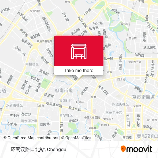 二环蜀汉路口北站 map