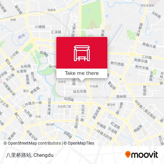 八里桥路站 map