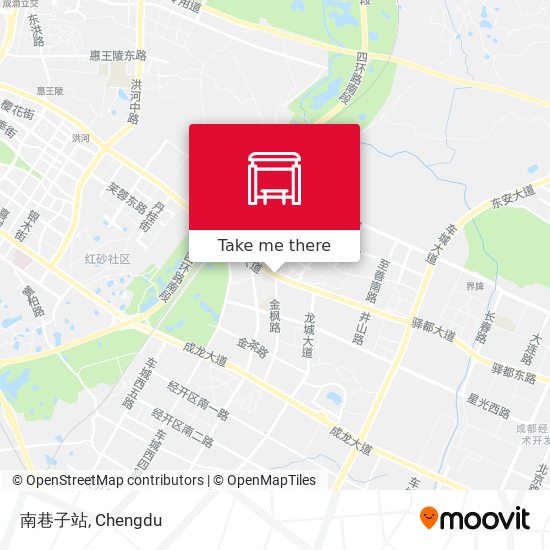 南巷子站 map