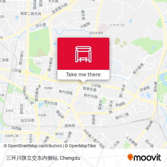 三环川陕立交东内侧站 map