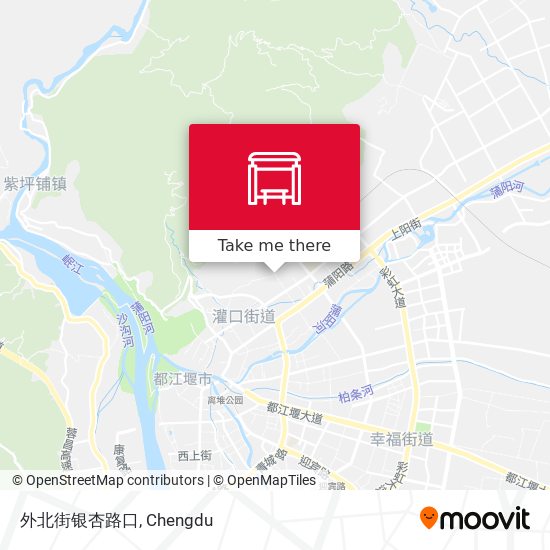 外北街银杏路口 map