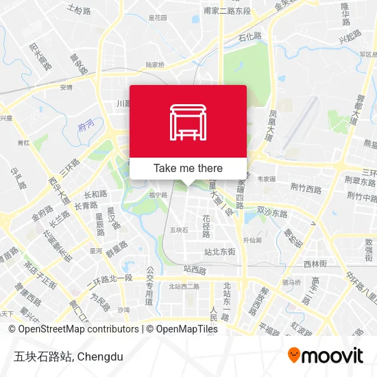 五块石路站 map
