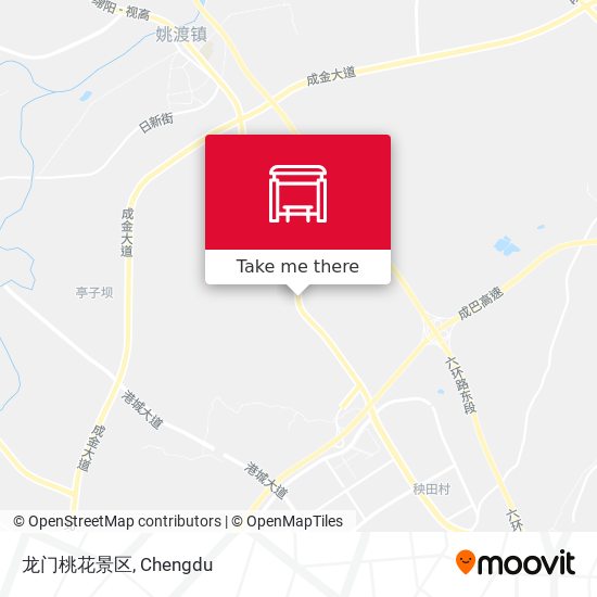 龙门桃花景区 map