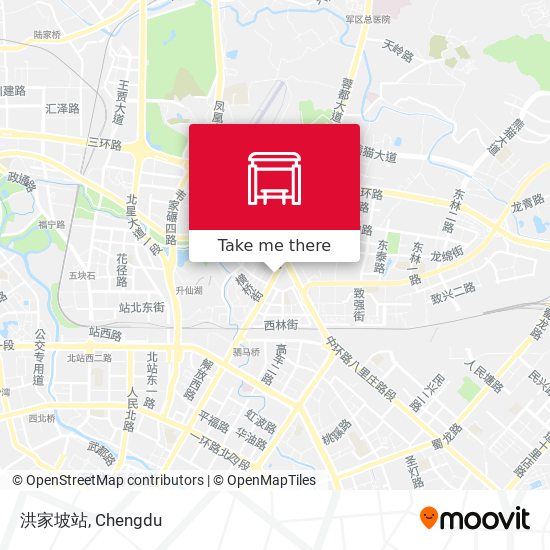 洪家坡站 map