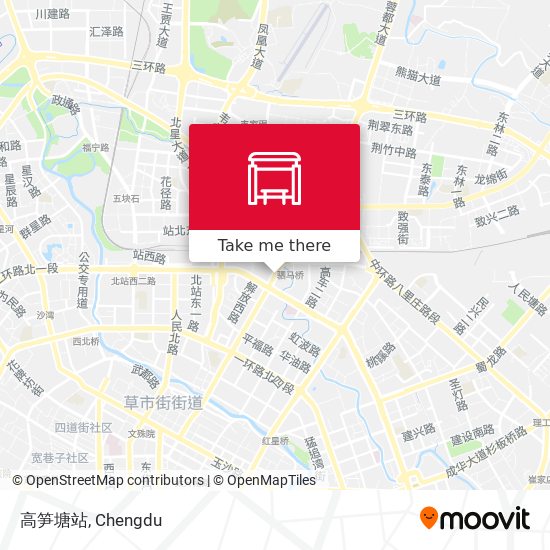 高笋塘站 map