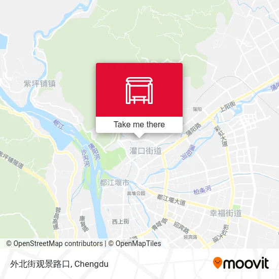 外北街观景路口 map