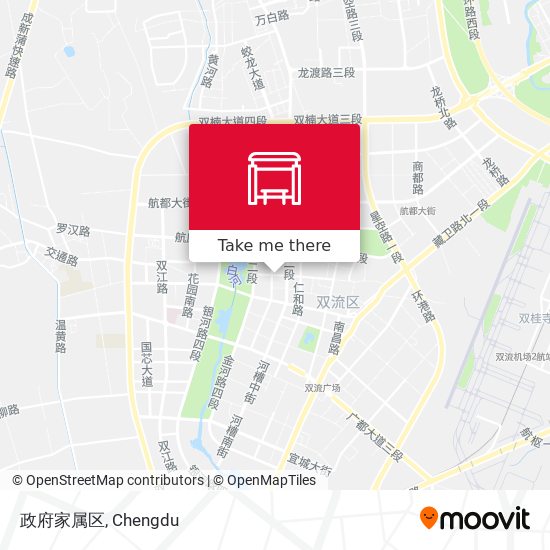 政府家属区 map