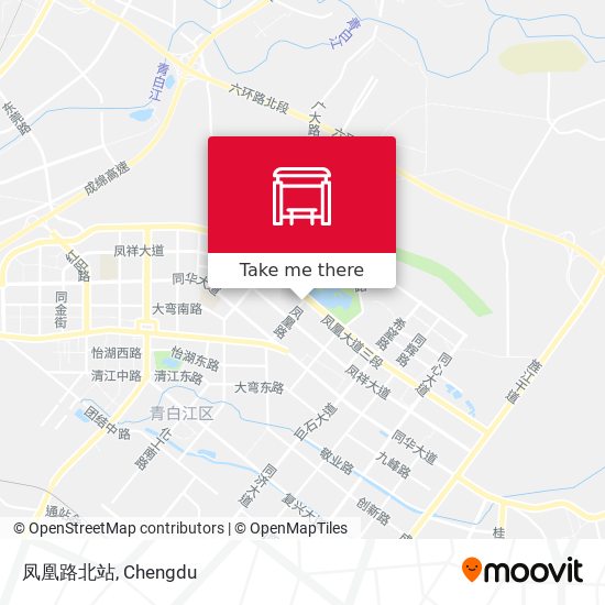 凤凰路北站 map