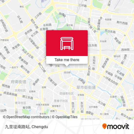 九里堤南路站 map