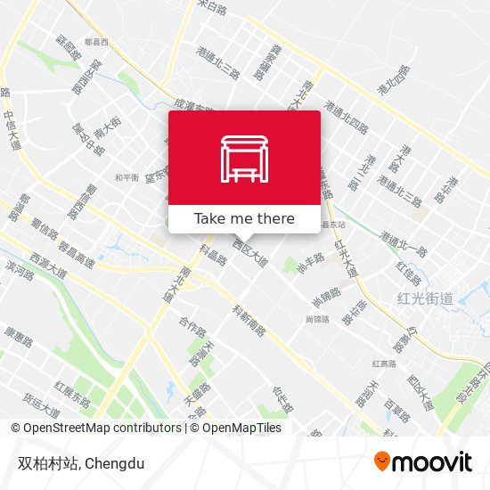 双柏村站 map