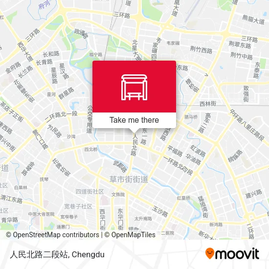 人民北路二段站 map