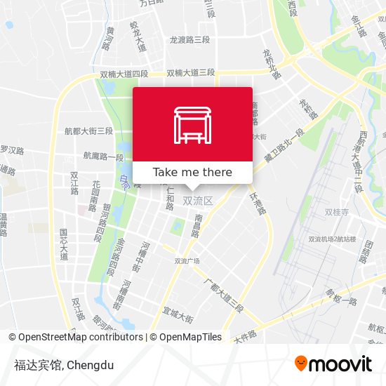 福达宾馆 map