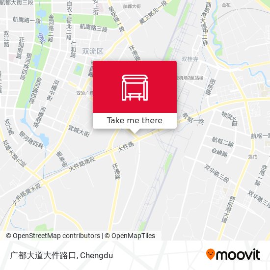 广都大道大件路口 map