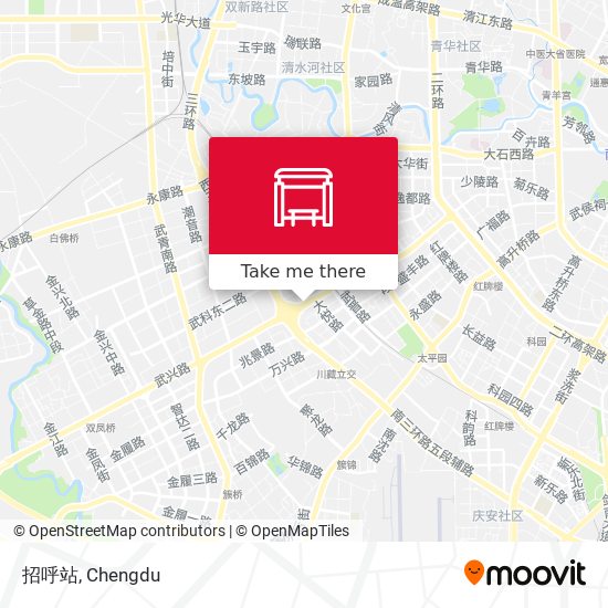 招呼站 map