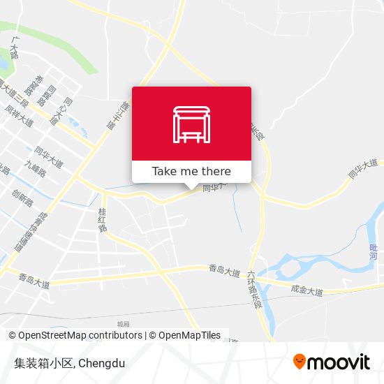 集装箱小区 map