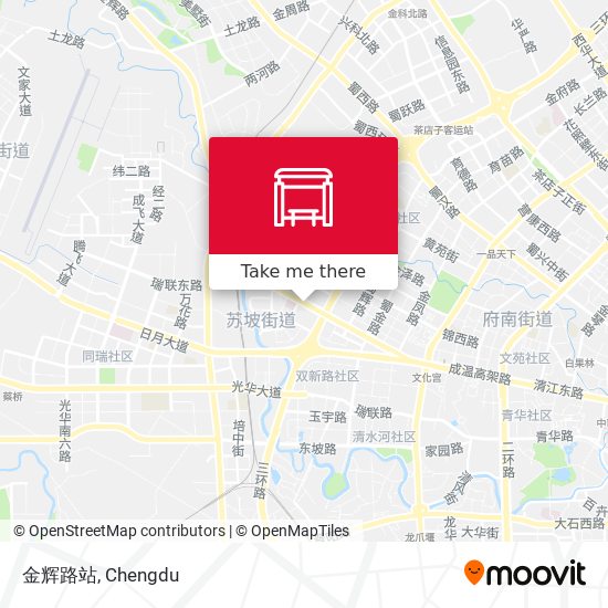 金辉路站 map