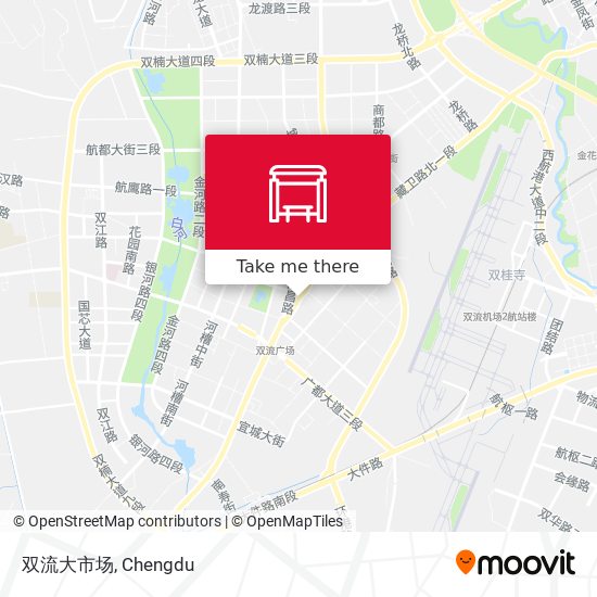 双流大市场 map