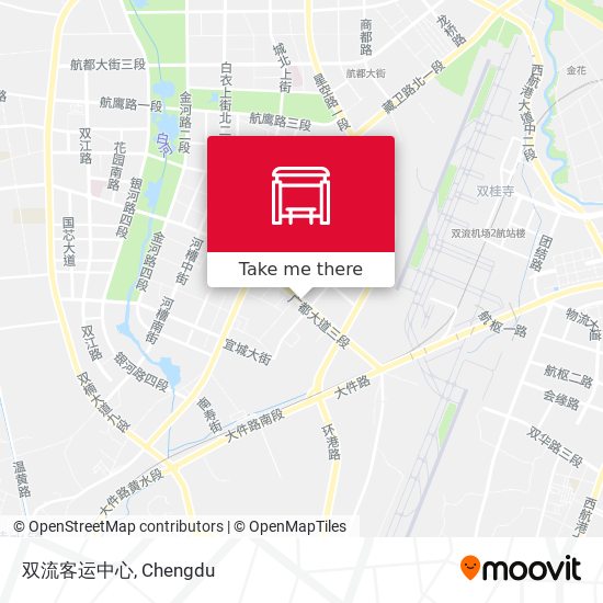 双流客运中心 map