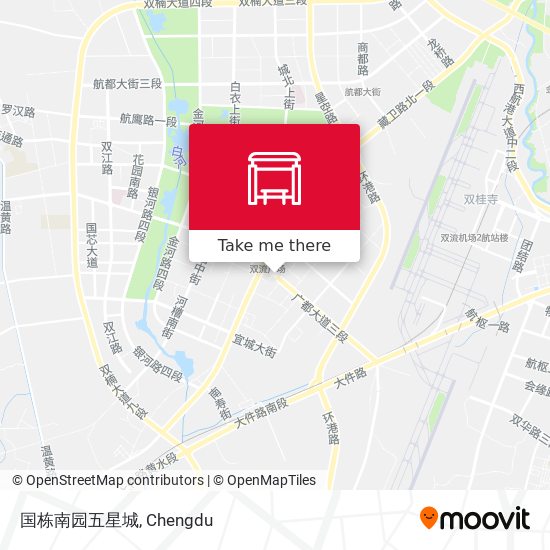 国栋南园五星城 map