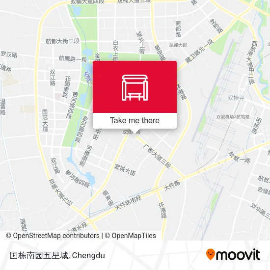 国栋南园五星城 map