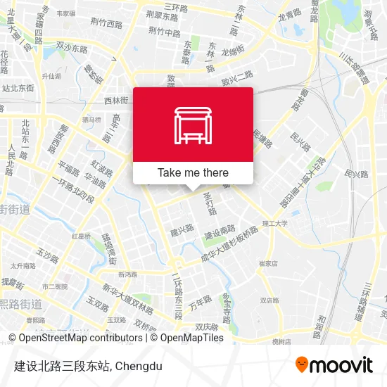 建设北路三段东站 map