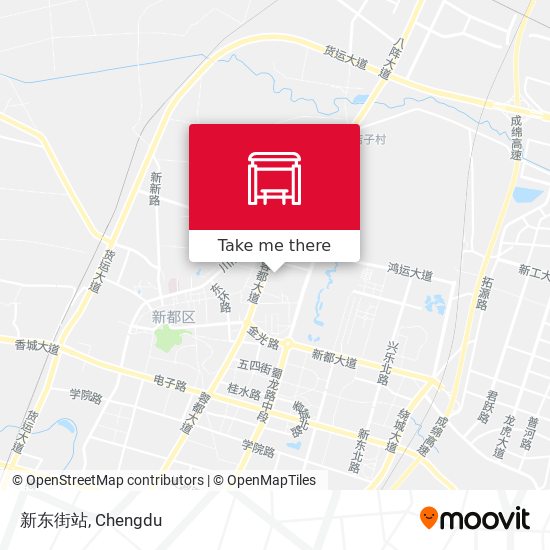 新东街站 map