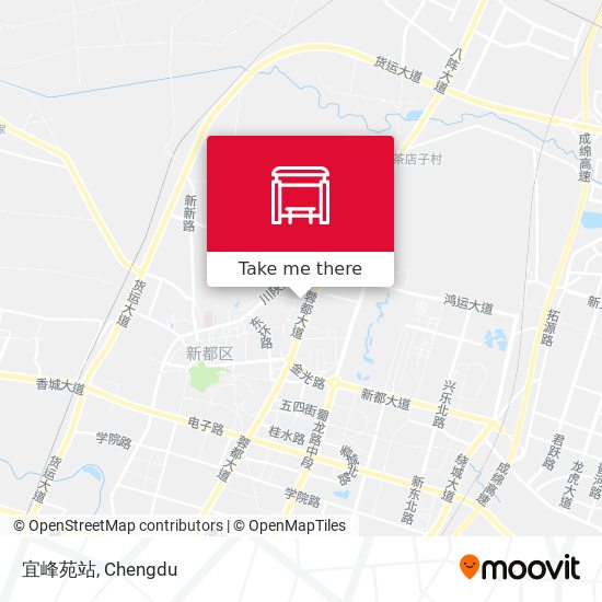 宜峰苑站 map