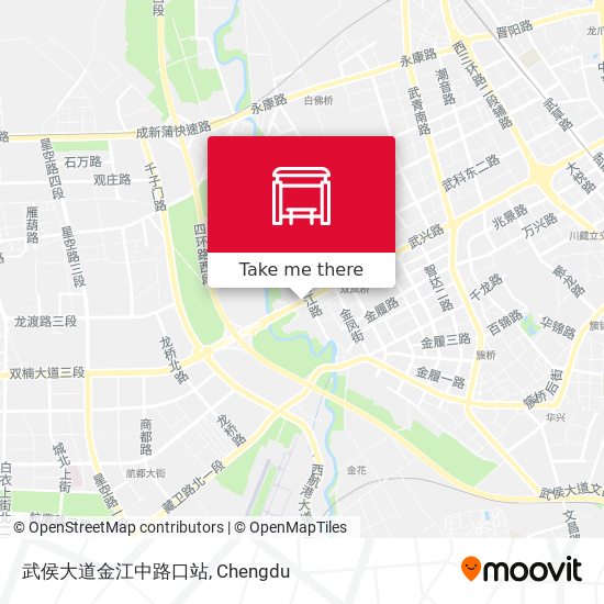 武侯大道金江中路口站 map