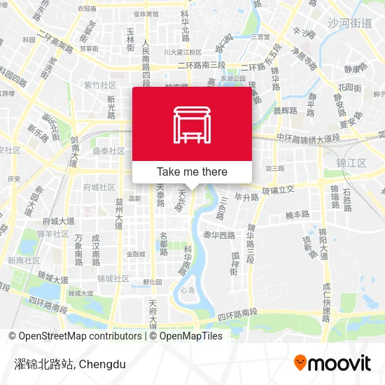 濯锦北路站 map