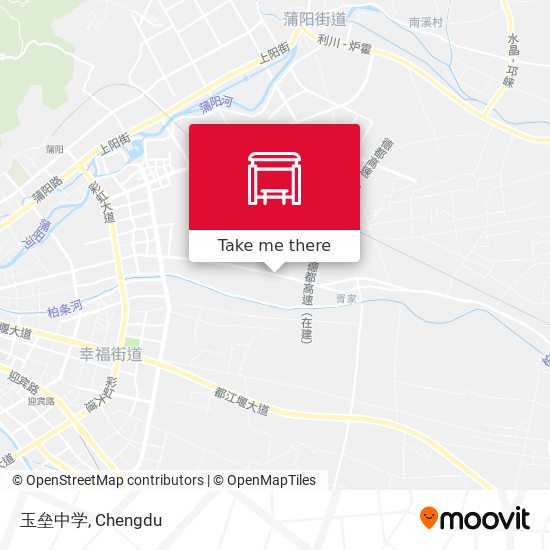 玉垒中学 map