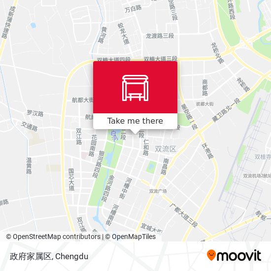 政府家属区 map