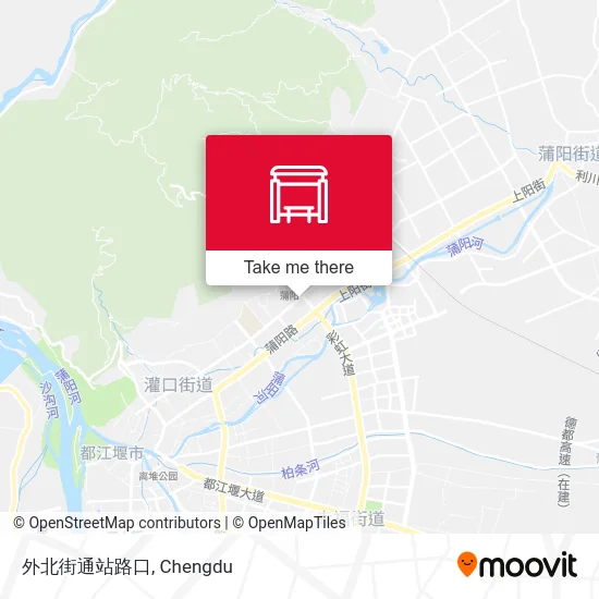 外北街通站路口 map