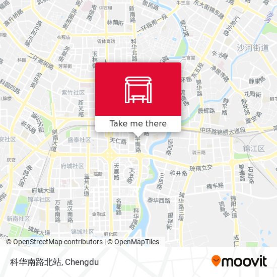 科华南路北站 map